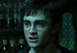Daniel Radcliffe nei panni di Harry Potter