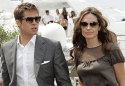 Brad Pitt e Angelina Jolie, la coppia più fotografata della Croisette