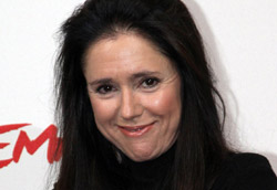 La regista Julie Taymor durante una sessione fotografica alla Festa di Roma