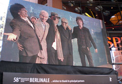 Martin Scorsese con i Rolling Stones