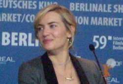 Kate Winslet durante la conferenza stampa di The Reader